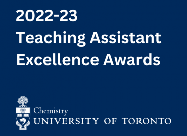 Graphic: Blue Background Text reads: 2022-23  Teaching Assistant Excellence Awards